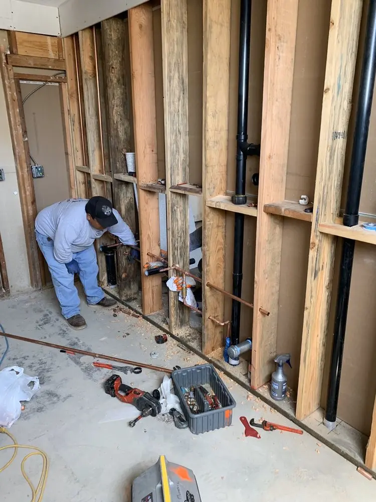 Commercial rough-in plumbing for Water Heater Replacement in Delavan